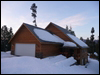 Cabin Side Winter View