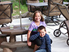 Kids picnic table: family and large groups