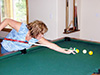 Pool table and gaming at lodge in roslyn ridge