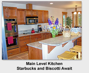 Suncadia Golf Area Rental Home Main Kitchen